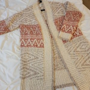 Womens open cardigan multicolored